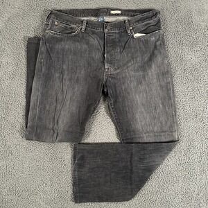 Polo Ralph Lauren Jeans Mens 36x30 Black 750 Bootcut Button Fly